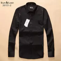 chemise ralph lauren hombre promo noir